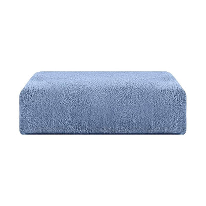 INtex HOME Bath Towel, Highly Absorbent & Soft 100% Cotton, Quick-Drying Hotel Quality Sheet, 1 Piece, 140W x 70L CM, Blue, For Adults Bathroom, Shower, Spa and Daily Use