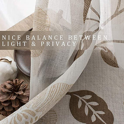 Linen Semi Transparent Curtain - Silver Normal Tape