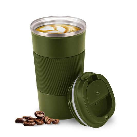 Smarthers Thermos Café or Tea - Thermos Coffee Cup to Go, Thermal Tumbler with Cold and Heat Maintenance 4-6 Hrs, Stainless Steel Thermal Cup BPA Free, Coffee Cup to Go, Durable Thermal Tumbler