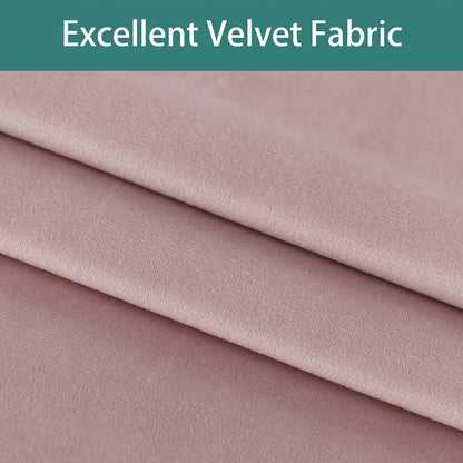 Elegant Velvet Curtains - Thermal Insulated Curtains for Living Room,steel Grommets - Light Blocking Shades - 2 panels