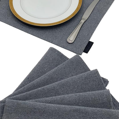 Cotton Placemats Set 6 Pieces of Placemats and Runner