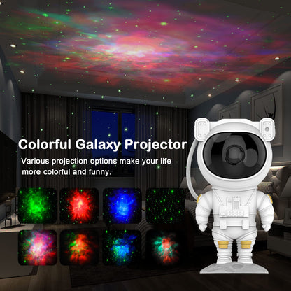 Astronaut Galaxy Light Projector, Space Buddy Projector Night Light for Bedroom with Remote Control and Timer, Astro Alan Star Ceiling Projector for Kids Adults