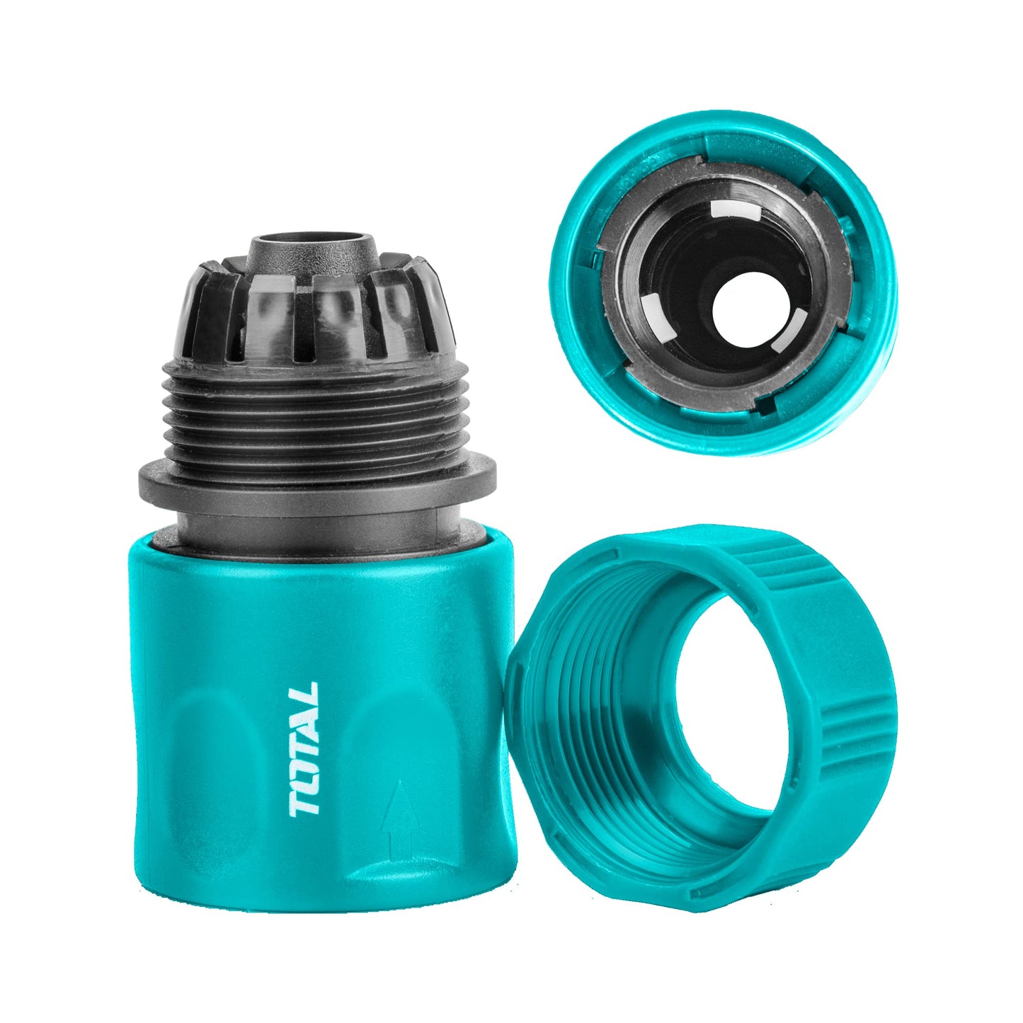 TOTAL Hose QUICK CONNECTORS SET 1/2 inch 3PCS THWS030301