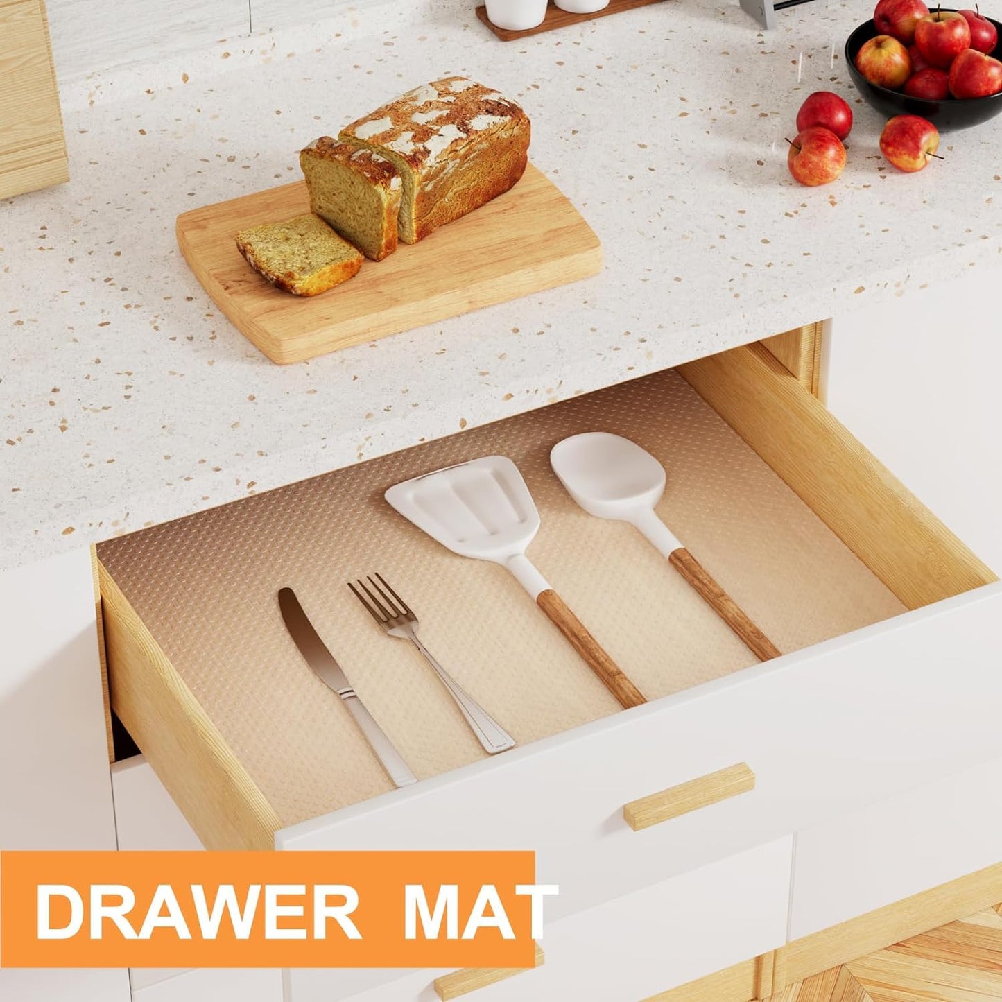 ElastPro EVA Mat Useful and Multipurpose Full Length 5 Meter (500 cm x 45 cm) Anti Slip Mat/Sheet for Fridge, Bathroom, Kitchen, Drawer, Shelf Liner 570 GSM