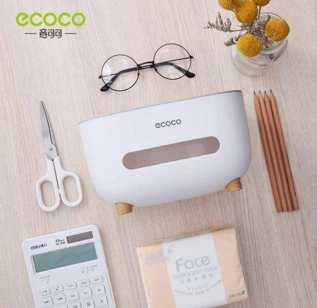 ecoco Minimalistic Multi Use Tissue Holder Organizer