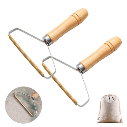 Manual Clothes Fuzz Shaver,Portable Lint Remover, Sweater Clean Tool,Reusable Double Sided Lint Remover Travel Brush for Removing Dust and Pet Hair from Clothing, Furniture, Curtain, Blanket, Couch