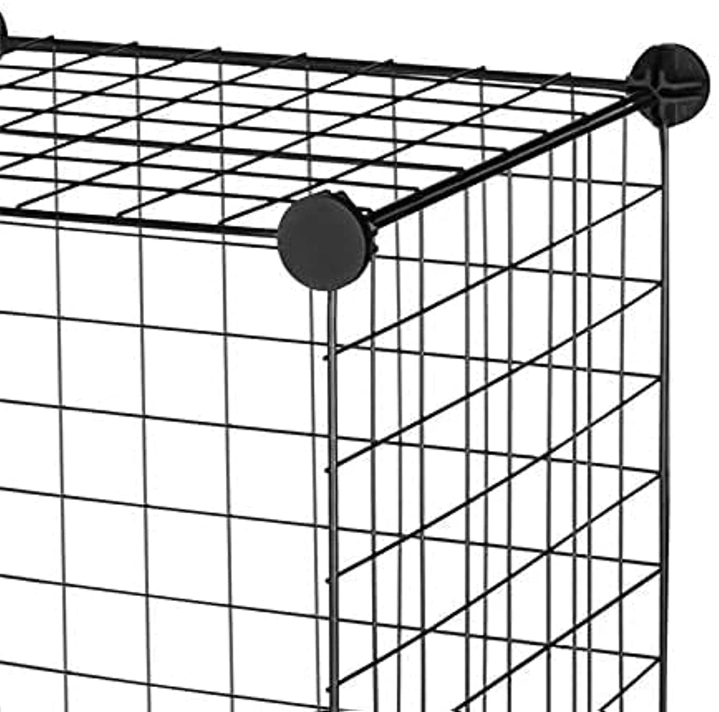 Metal Pet Playpen Dog Pets Fence Exercise Cage Wire Storage Cubes Organizer Indoor Outdoor Animal Yard Fence