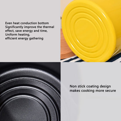 jerss 3L Deep Fryer Pot with Basket, 304 Stainless Steel Mini Deep Oil Fryer Anti Scalding Silicone Handle for Tempura Chips, Fries, Fish and Chicken