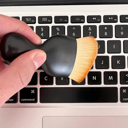 RUWAH Car Interior Detailing Soft Brush Detailing Interior Auto Interior Soft Brush Scratch Free, Cleaning Dashboard Curved Design Universal Multipurpose Car Brush Tool