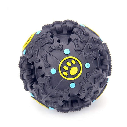 Pets Love Giggle Toy Colorful Dog Ball with Bell Pet Smarter Interactive IQ Toys-2156