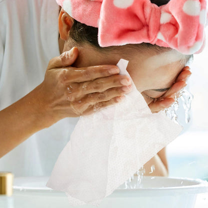 FOMIYES 14pcs Compressed Towel Tablets, Portable Travel Washcloth Disposable Towel Portable Face Towel Camping Towel for Camping Hiking Backpacking or Traveling