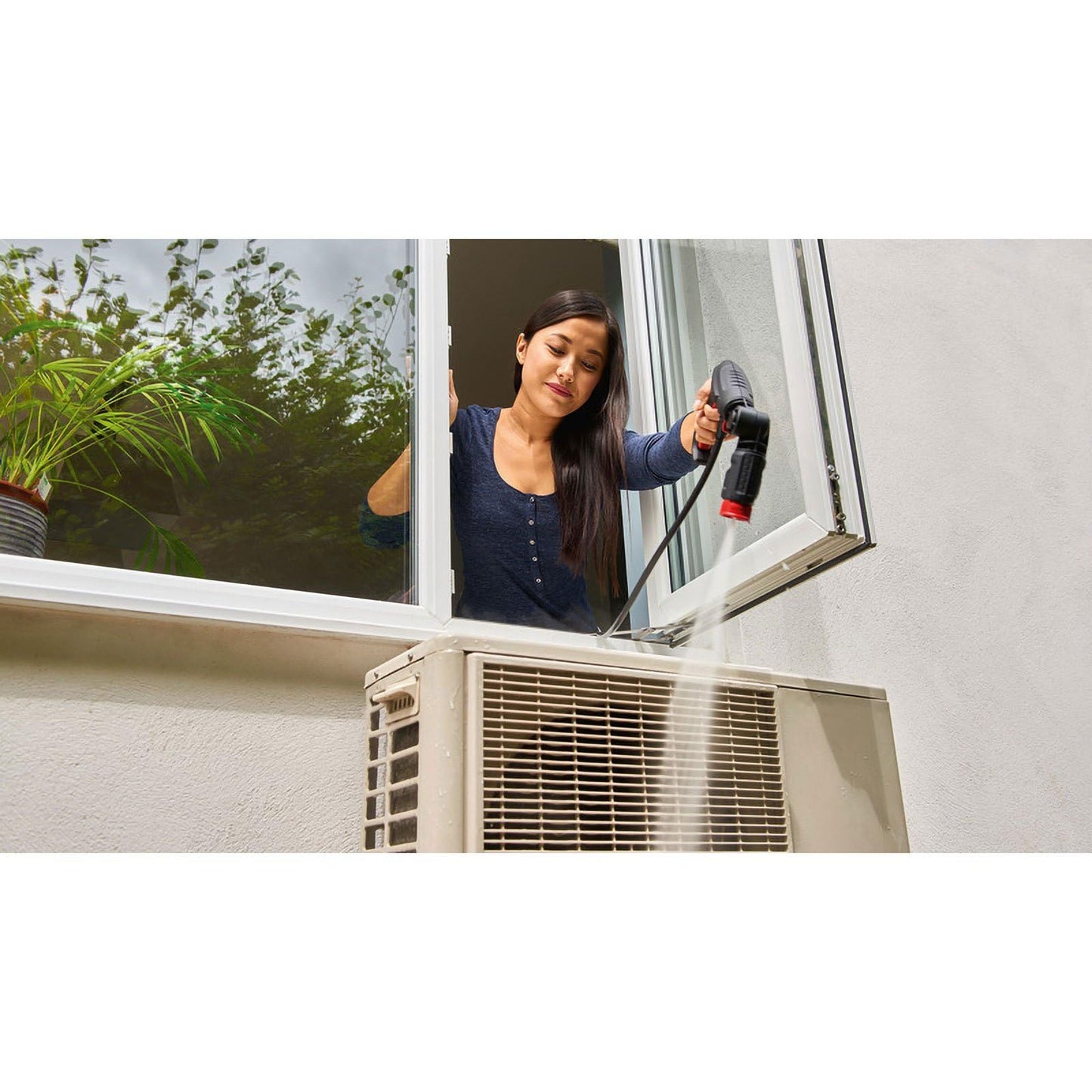 Bosch EasyAquatak 100 high-Pressure Washer (1100 W, 360° Nozzle with Detergent Reservoir, 5 m Hose, 3 m Hose, Pressure: 100 bar, max Flow: 270 l/h, in Cardboard Box)