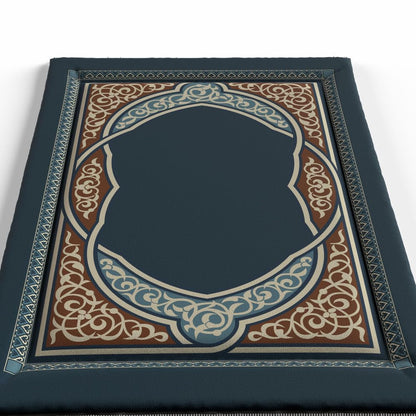 Sojoud Padded Prayer Mat Soft Premium Velvet Face - Luxurious And Comfortable Prayer Rug With Elegant Design - Thickness Foam For An Ultimate Comfort Experience