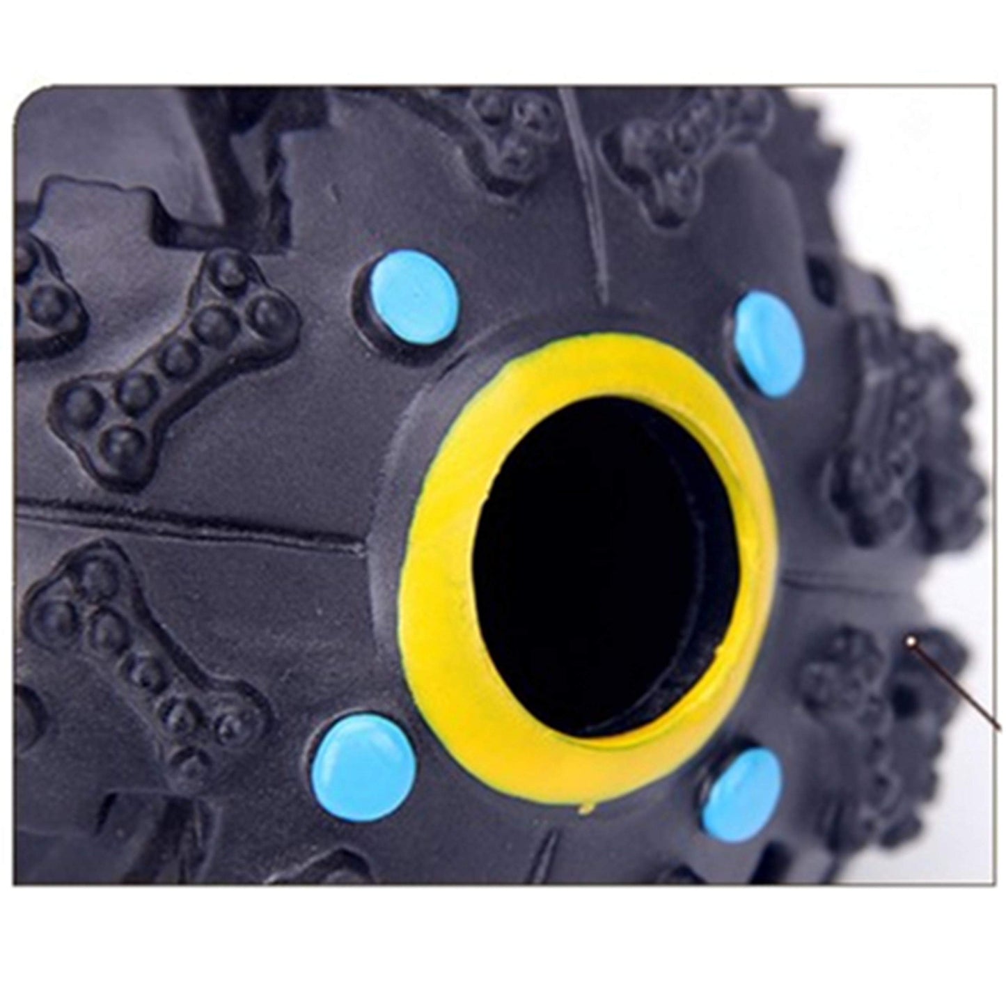 Pets Love Giggle Toy Colorful Dog Ball with Bell Pet Smarter Interactive IQ Toys-2156