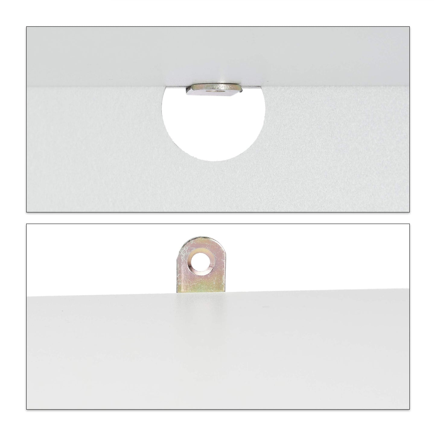 4-Tier Bookcase, Modern Design Standing Storage Shelf for Home & Office, PB Construction, HxWxD: 106 x 30 x 23 cm, White, Compact and Slim Profile, Versatile Unit