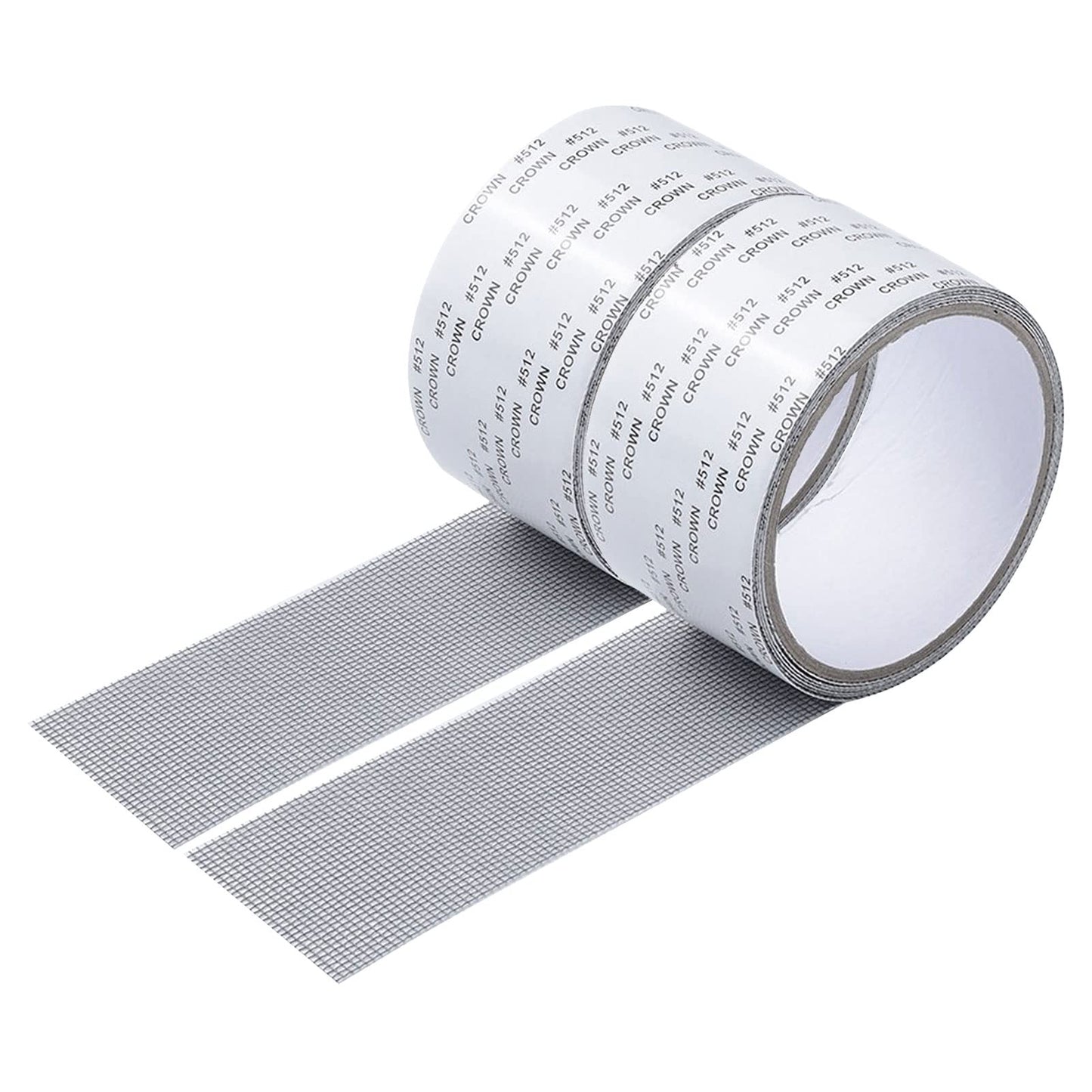 Window Screen Repair Kit Tape,Screen Repair Kit for Windows or Doors Adjustable Fiberglass Screens,Strong Adhesive Door Window Screen Repair Tape,2x80'' (2 Pack, Gray)