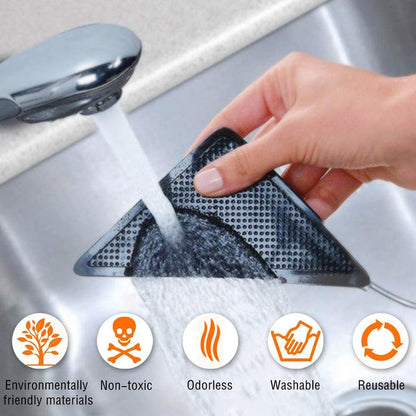 12 Pcs Non-Slip Rug Gripper, Rug Grippers for Hardwood Floors, Reusable Rug Tape for Area Rugs, Carpet Rug Tape for Bathroom Rugs Outdoor Rugs Tile Floors, Floor Mats (Black).