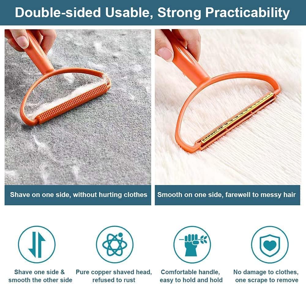 Lint Remover, Pet Hair Remover, Lint Shaver for Clothing, Lint Brush, Dog Hair Remover, Cat Hair Remover, Pilling Remover Clothes, Fuzz Fur Remover, Carpet Sofa Couch Lint -Multicolor - (2pcs)