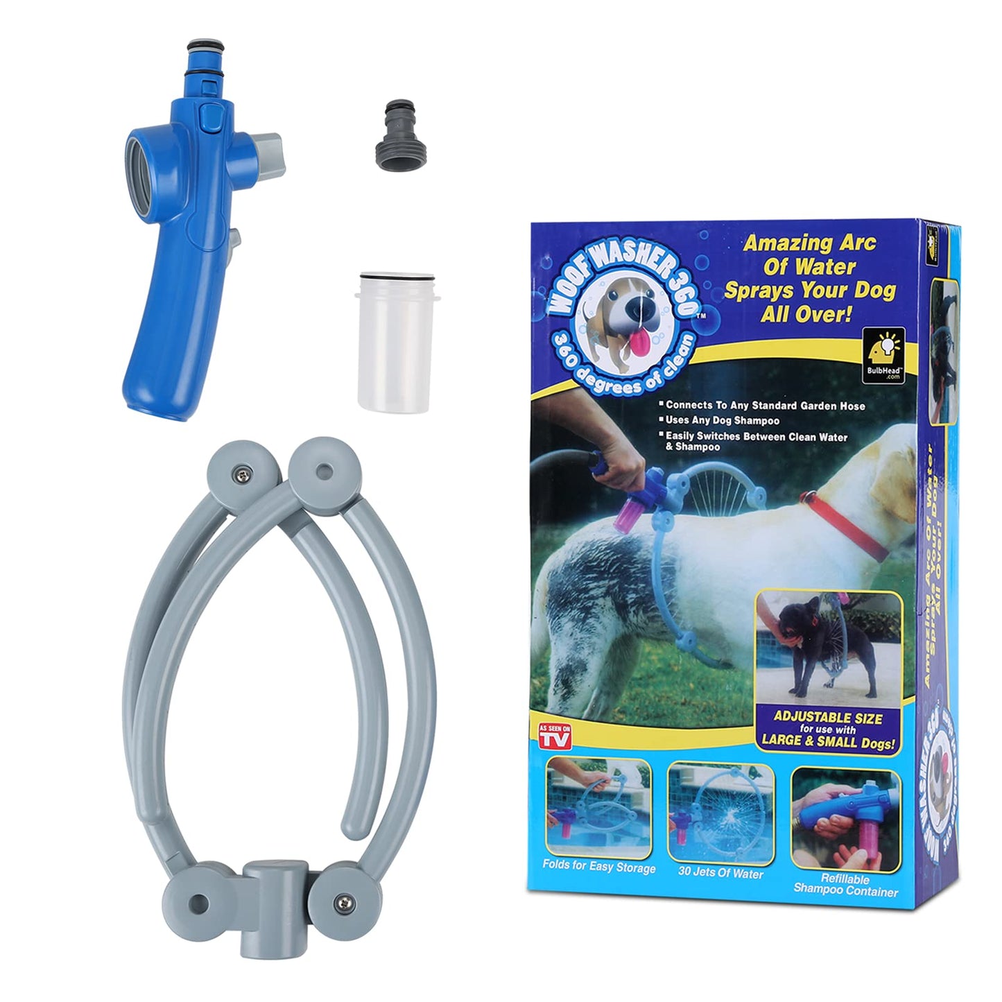 KFY Dog Bath,Dog Shower Cat Cleaning Quick wash Accessories,pet 360°Washer,Pets&Dogs Wash-Pet Kit Washing Bath Sprayers Cats Bathing Supply