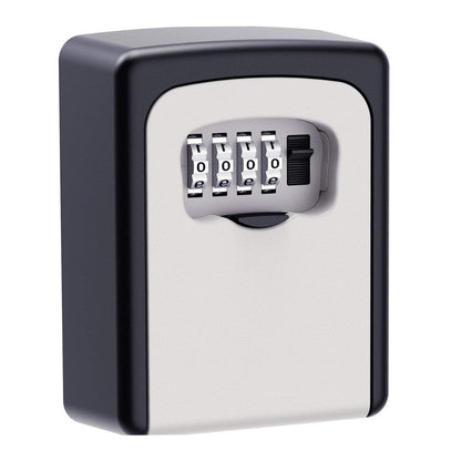 CJSJ Key Storage Lock Box, 4-Digit Combination Wall Mounted Key Safe Box, Holds 6 Keys