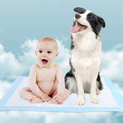 MJL Pee Pads For Dogs Leakproof Dog Changing Pad Absorbent Travel Pet Pee Pads Foldable Puppy Training Pads S 33 * 45cm 100pcs