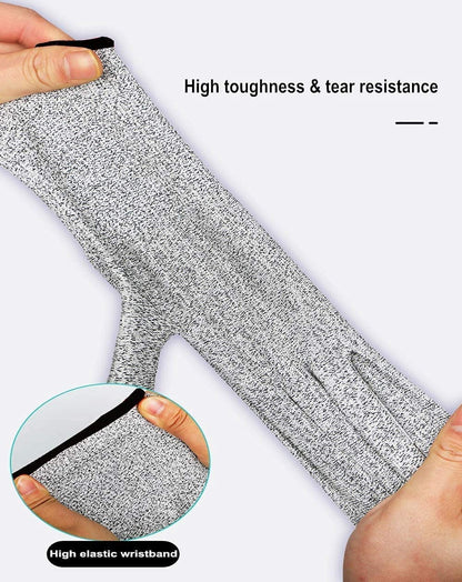 Year High Performance Cut Resistant Gloves/Lightweight and Flexible Level 5 Protect Hands for Men and Women