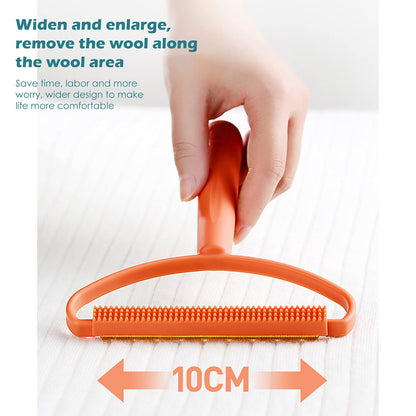 Glumes portable lint remover, lint roller, manual double sided clothes fuzz shaver, reusable