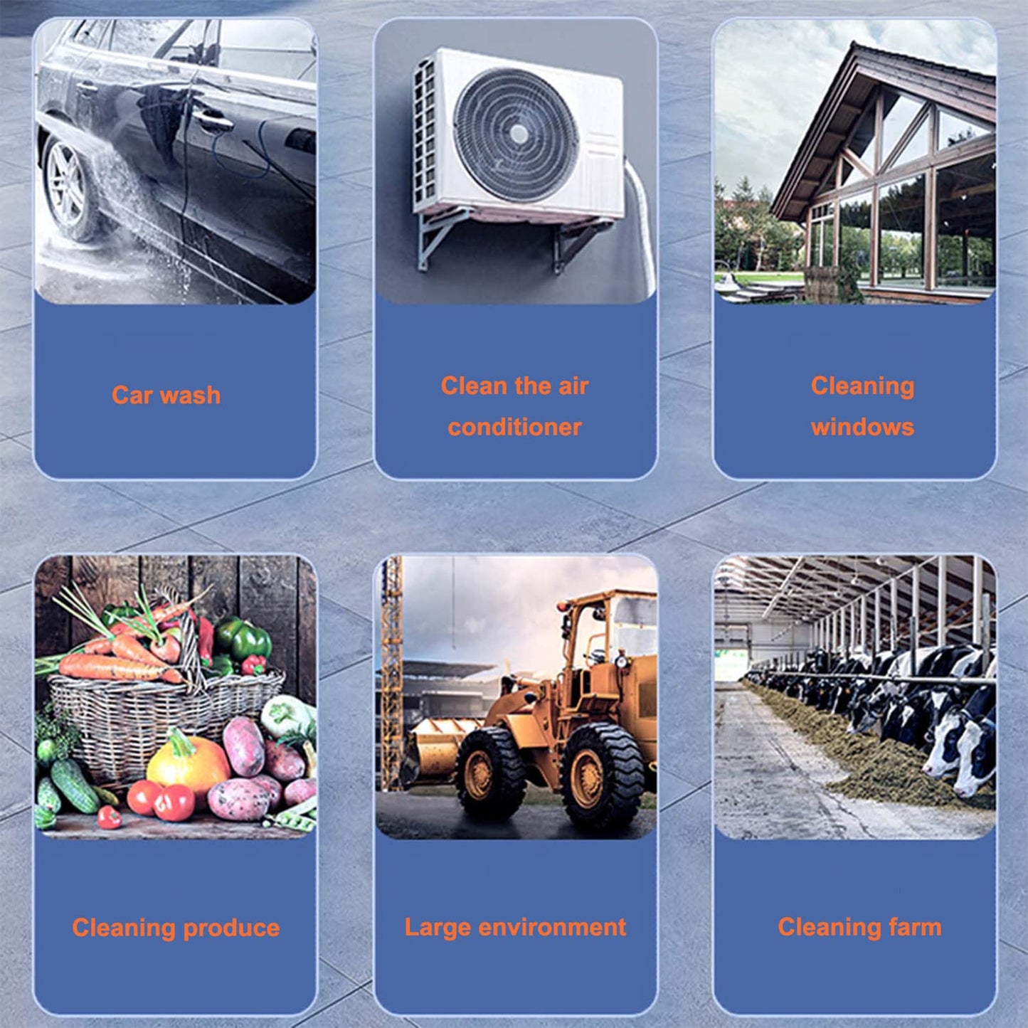 Occuwzz® 48V Cordless Portable Washer Electric High Pressure Cleaner Machine with Rechargeable Battery,Foam Bottle,Nozzles Hose for Washing Cars, Watering Flowers, Cleaning Floors