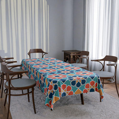 Tablecloth Waterproof Polyester Fabric, Easy Care ,Soft Touch