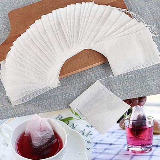 Home Clearance Sale Empty Non Woven Drawstring Tea Disposable Filter Bags - 200 Pieces