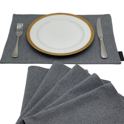 Cotton Placemats Set 6 Pieces of Placemats and Runner