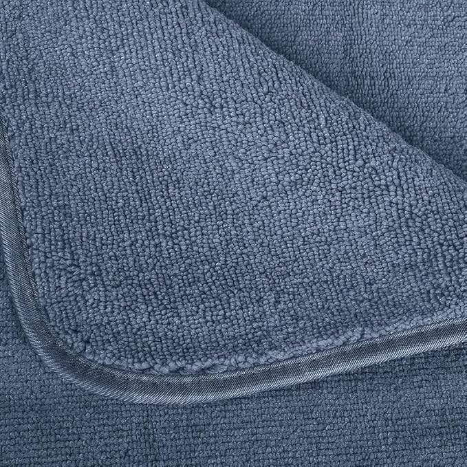 4-Piece Towel Set, 100% Cotton – Includes 1 Bath Towel 140 cm x 70 cm, 1 Hand Towel 100 cm x 50 cm, 2 Washcloths 30 cm x 30 cm, Quick Dry, Super Soft, Highly Absorbent, No Fade, Grey