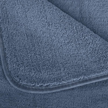 INtex HOME 4-Piece Towel Set, 100% Cotton – Includes 1 Bath Towel 140 cm x 70 cm, 1 Hand Towel 100 cm x 50 cm, 2 Washcloths 30 cm x 30 cm, Quick Dry, Super Soft, Highly Absorbent, No Fade, White