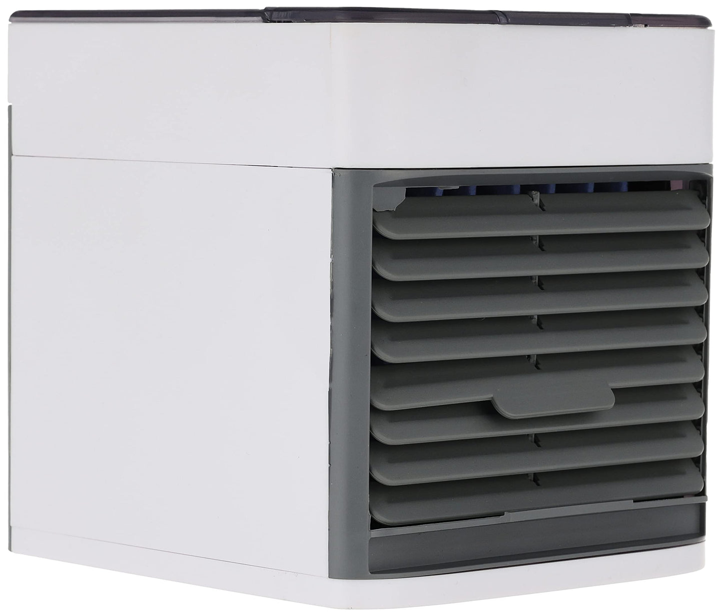 Personal Air Cooler, Portable Air Conditioner, Humidifier, Purifier, Aroma Diffuser 4 IN 1 Evaporation Cooler with 3 Speed, Mini Cooling Desktop Fan for Camping Tent, Office