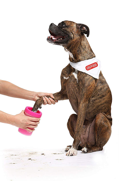 Dog Foot Washer Cup Pet Grooming Wash Tools Soft Gentle Silicone Bristles Pet Brush Quickly Cleaning Paws Muddy Feet