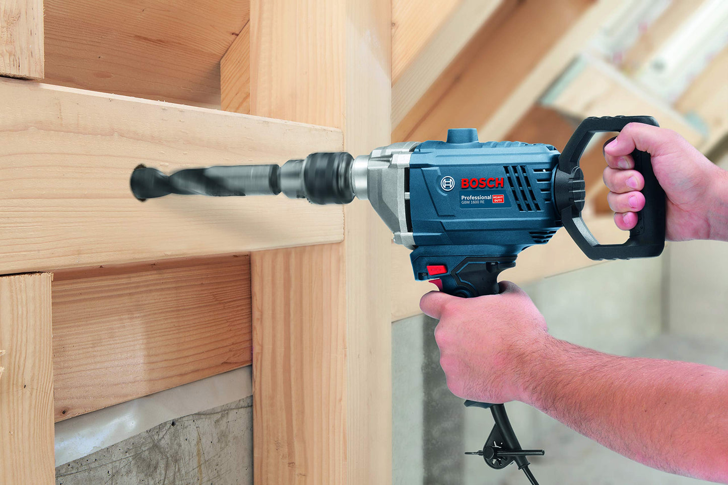 BOSCH ROTARY HAMMER GBM 1600 RE AND MIXER