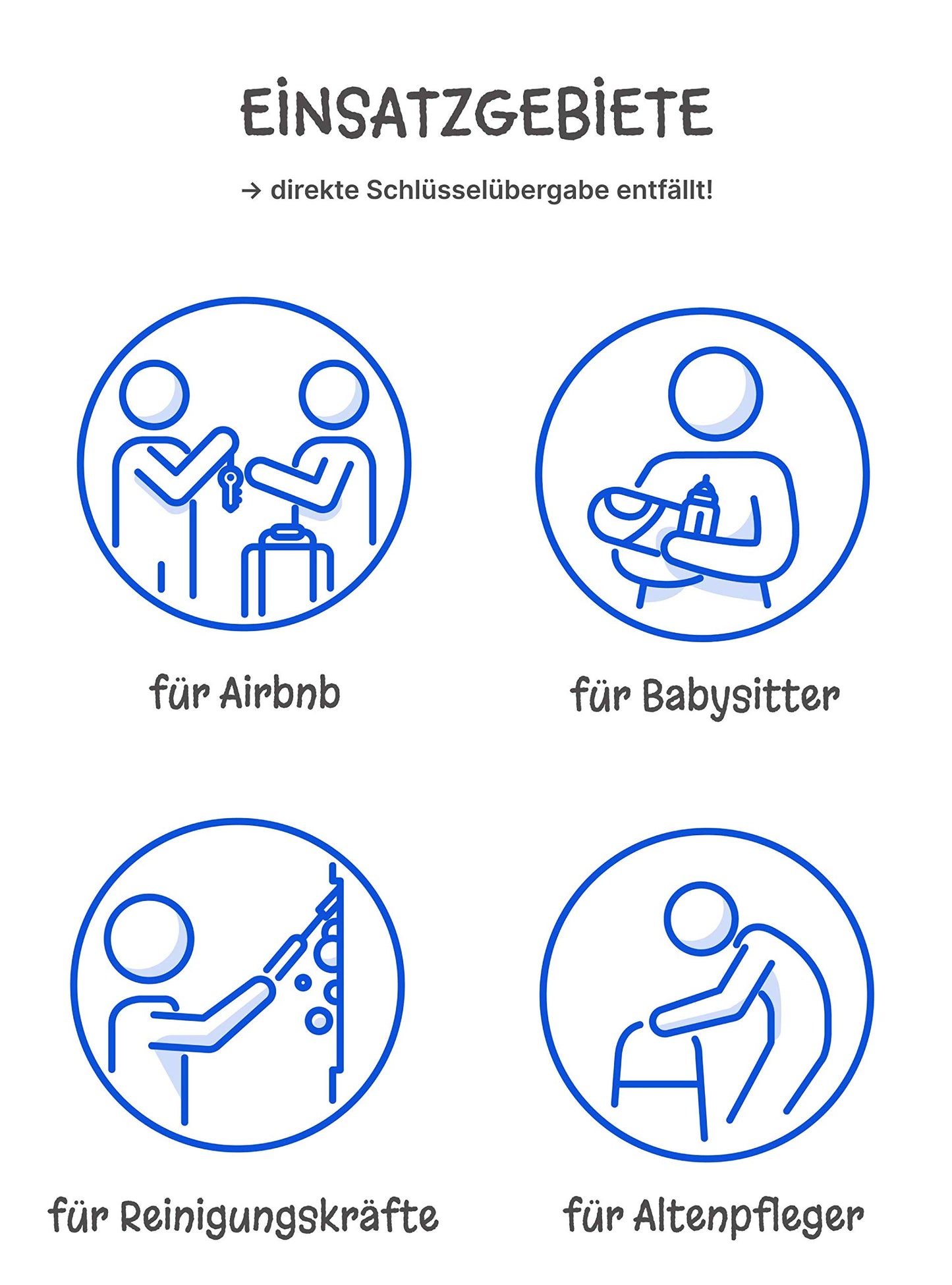 WERKGUT® Key Safe with Number Code (4 Digits) | Secure Key Safe for Storing Keys | Weatherproof Key Box with Code for Outdoor and Indoor Wall Mounting (Silver)