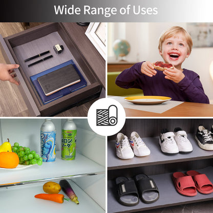 Shelf Liner Waterproof, Cabinet Liners - Easy to Cut Cupboard Liner for Under The Sink, Kitchen Drawer, Pantry, Shelves, Storage, Desks(20"x300" Wide,Clear)