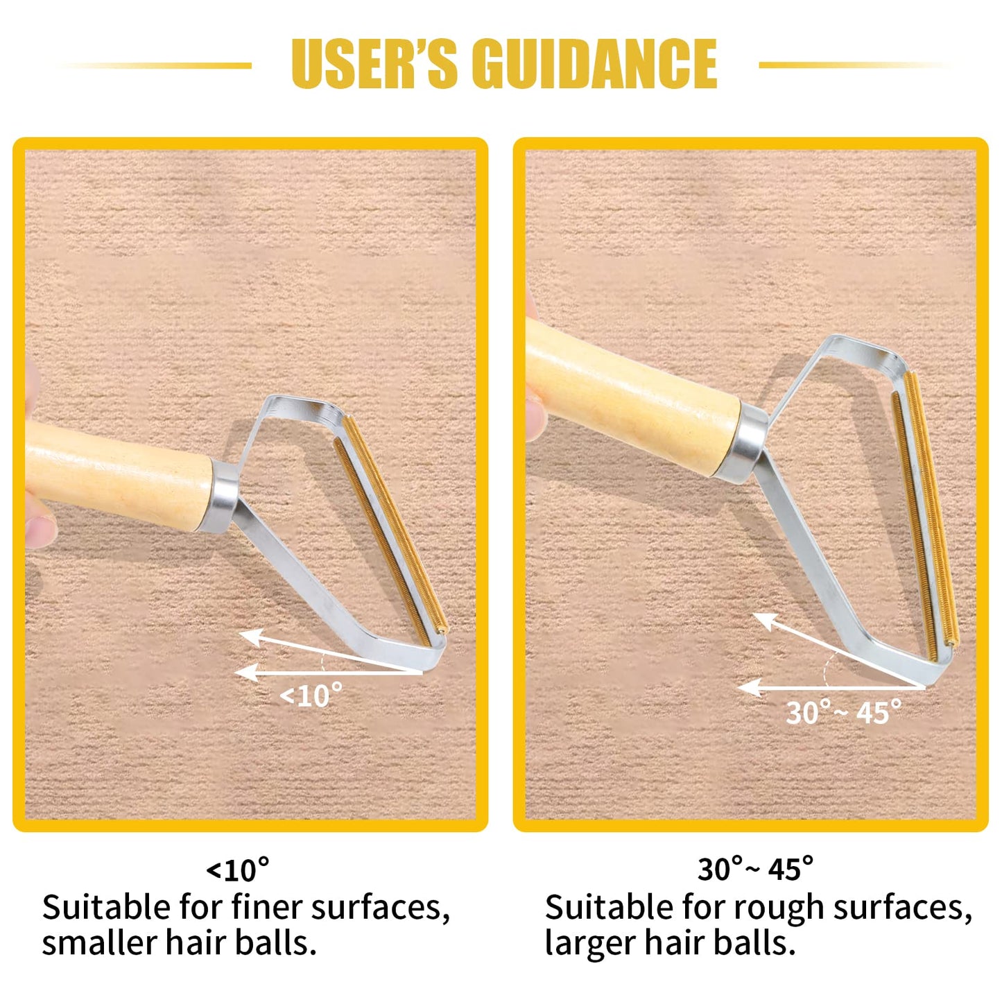 Manual Clothes Fuzz Shaver,Portable Lint Remover, Sweater Clean Tool,Reusable Double Sided Lint Remover Travel Brush for Removing Dust and Pet Hair from Clothing, Furniture, Curtain, Blanket, Couch