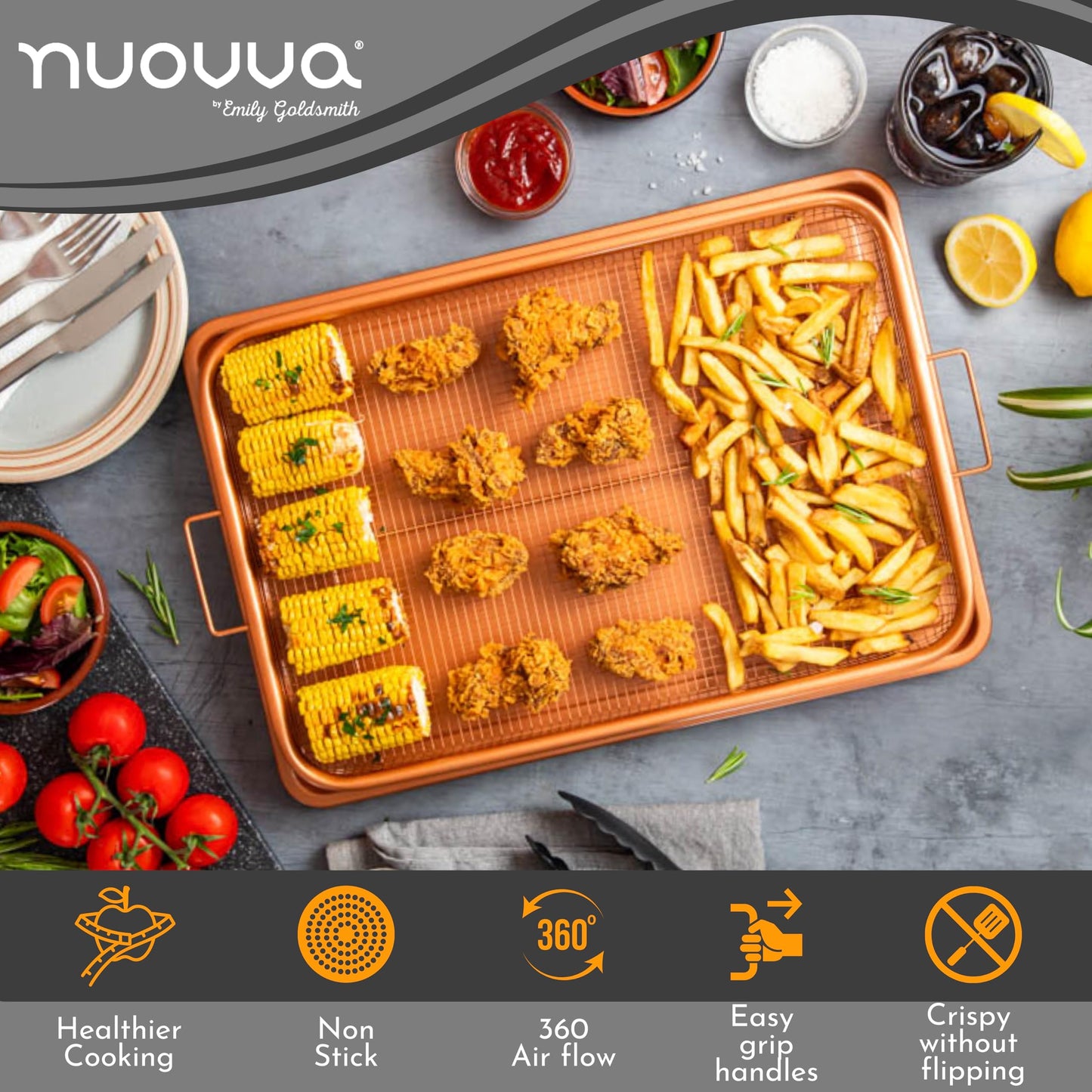 nuovva Copper Crisper Oven Tray