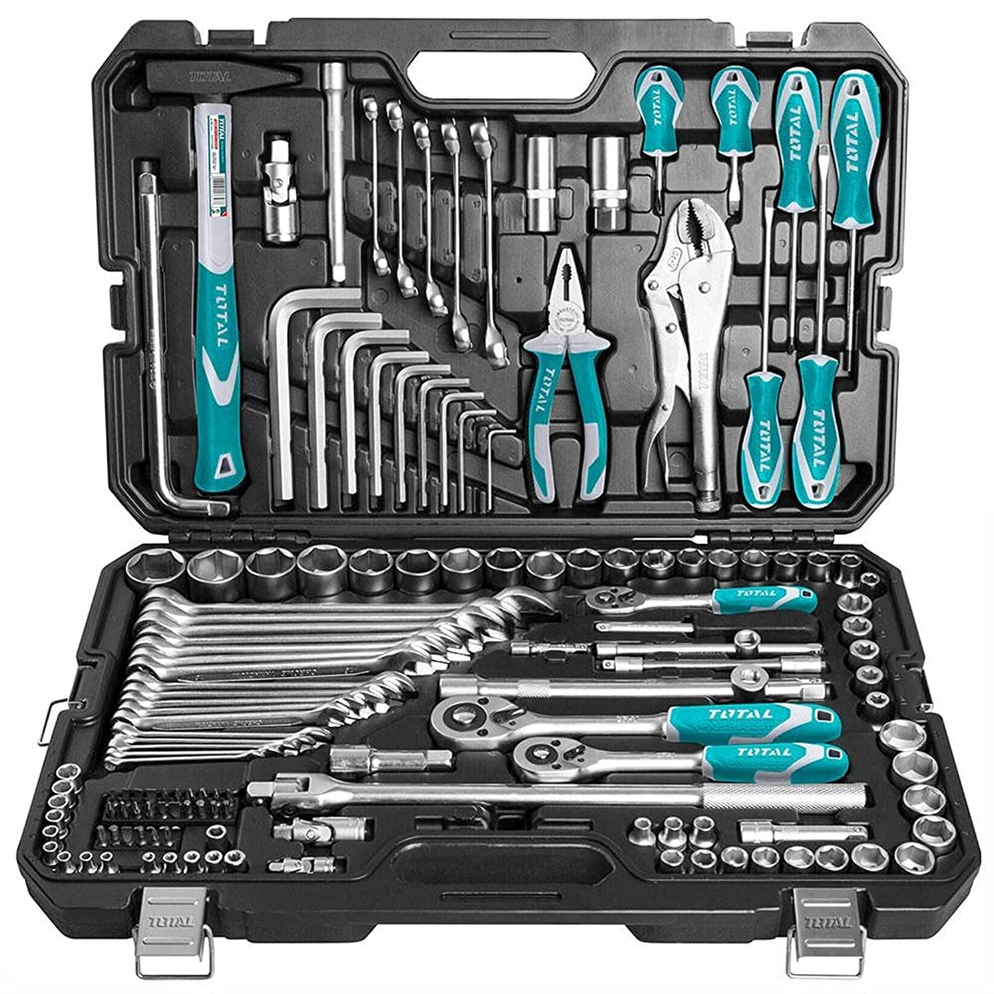 Total Hand tool kit 142 pieces Model: TOTAL THKTHP21426