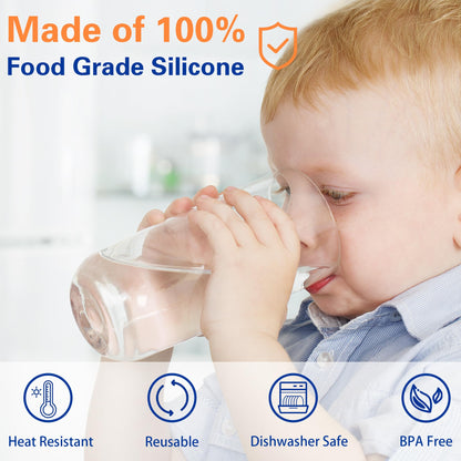 Gofriipai 3 and 5 Gallon Water Jug Cap, Silicone Reusable Replacement Cap, Non Spill Bottle Caps for 55mm Bottle Water Dispenser Caps - Pack of 3