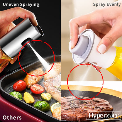 بخاخ زيت الزيتون للطهي، موزع زيت غذائي خالٍ من مادة BPA، زجاجة بخاخ للقلاية الهوائية، الخبز، التحميص، الشواء، وتتبيلة السلطة، 180 مل