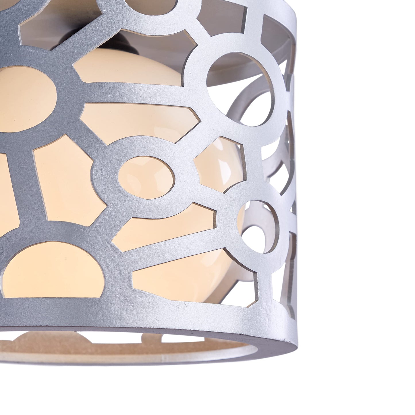 Nagafa Shop WFCYS450 High Quality Modern Design Ceiling Lamp for Living Room, Bedroom, or Hall - Silver