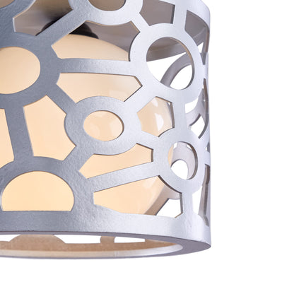 Nagafa Shop WFCYS450 High Quality Modern Design Ceiling Lamp for Living Room, Bedroom, or Hall - Silver