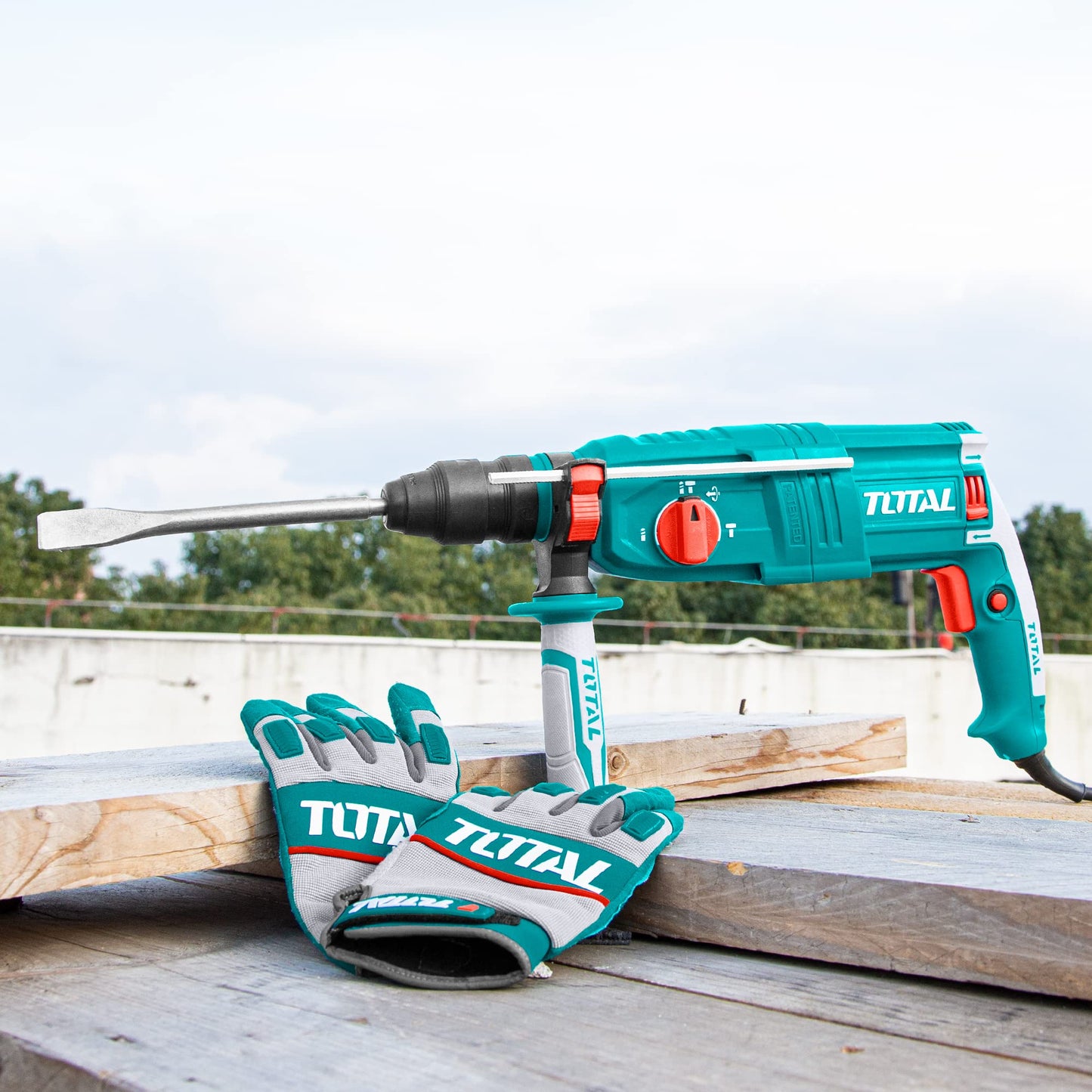 Hammer 26 mm 800 watt , chuck 13 mm Model: TOTAL TH308268-2