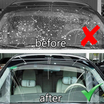 2 Pcs Glass Cleaning Board, Automotive Oil Film Cleaning Brush, Multi Functional and Aesthetically Pleasing Automotive Oil Film Cleaning Brush, for Home and Work Use