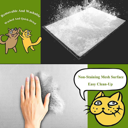 Pro for sho baby 43 inches x28 inches pet safety gate,baby gate,magic gate,portable folding mesh gate safe guard isolated,outdoor and indoor safety gate install anywhere.