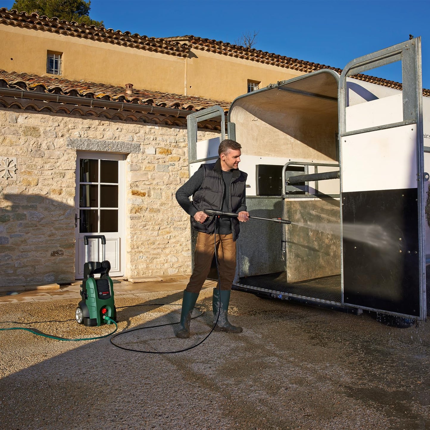 Bosch home and garden f016800580 rotary nozzle, black