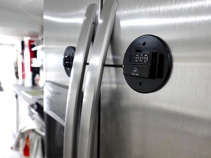 TOOLSGOLD Fridge Lock, Refrigerator Lock, mini fridge lock, File Cabinet Lock, Drawer Lock, Lock for Cabinet, Child Safety lock Refrigerator Door Lock combination, fridge door lock with combination